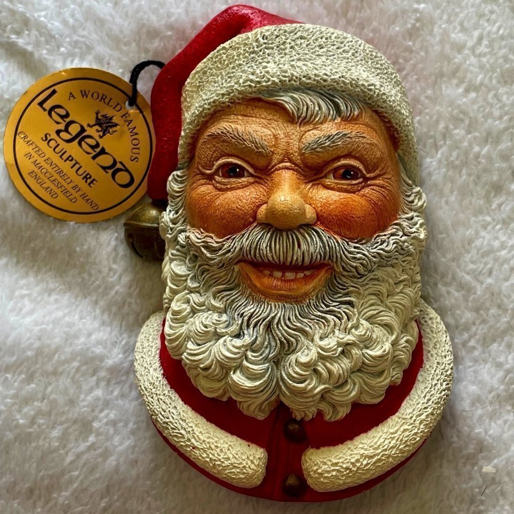 NWT Vintage Legend Father Christmas Santa Sculpture Signed FW Made in England *
